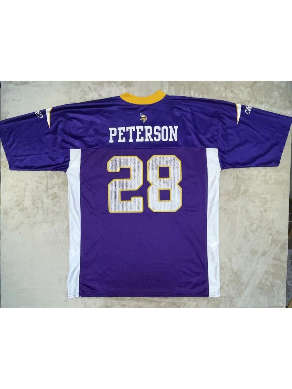 NFL Reebok Minnesota Vikings #28 Adrian Peterson Men’s Size XL Jersey Purple